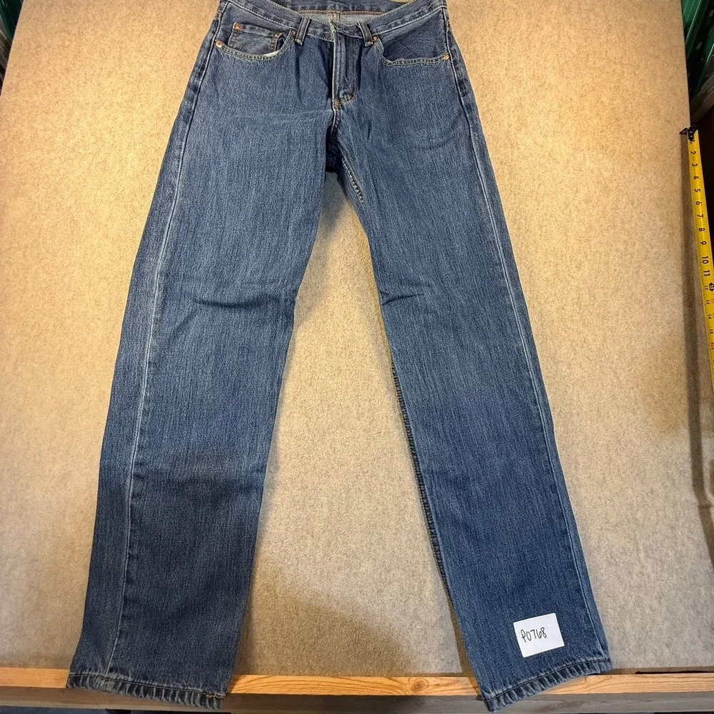 Levis 550 Relaxed Fit Jeans Mens 31x34 Blue Denim Tapered Leg 00550-4886